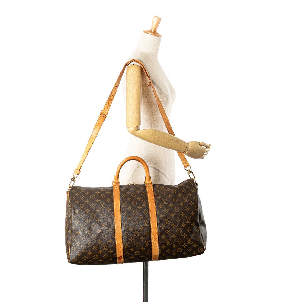 Pre-Loved Louis Vuitton Monogram Keepall Bandouliere 50 - Picture 10 of 10